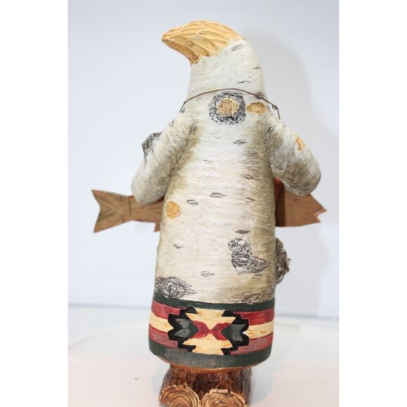 Nature Stanta in Birch Jacket with Welcome Sign, 13" by Gerson - Picture 3 of 4